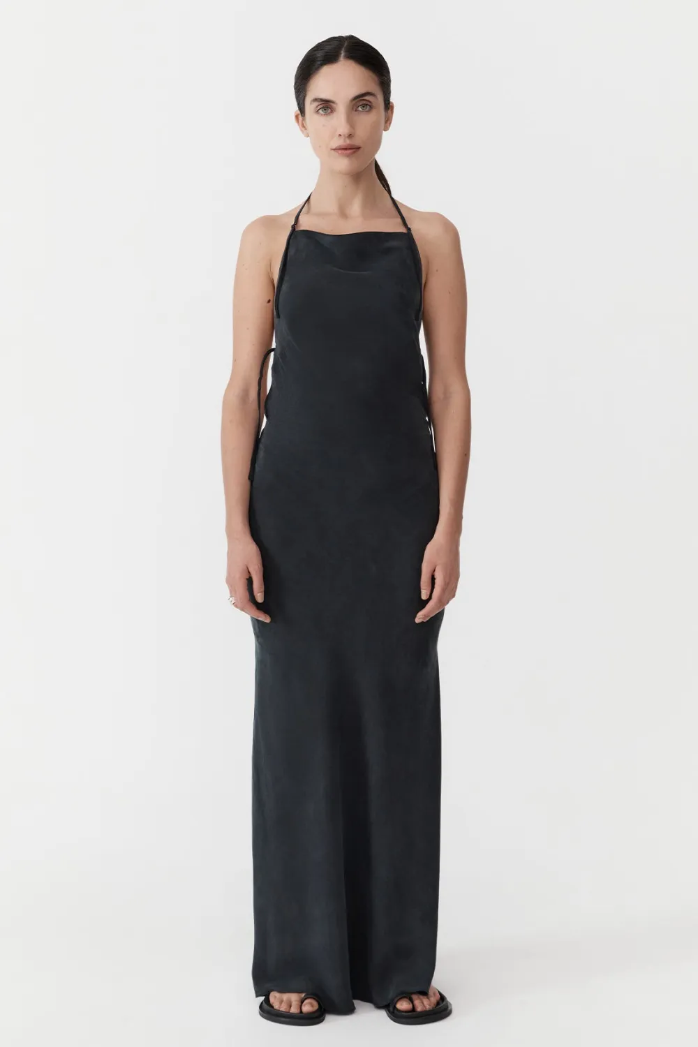 Adjustable Strap Dress - Black|St. Agni Online
