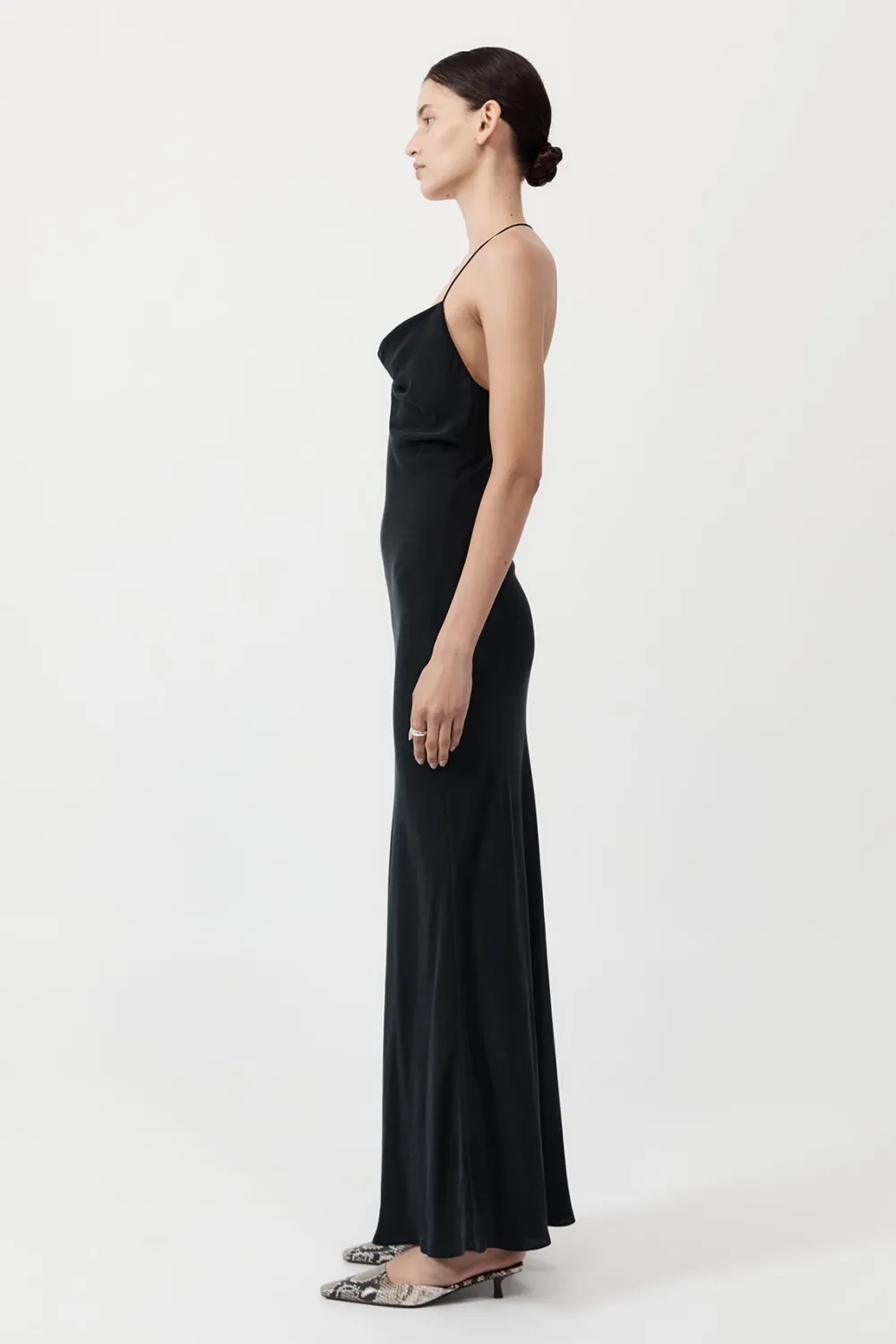 Asymm Drape Maxi Dress -|St. Agni Cheap