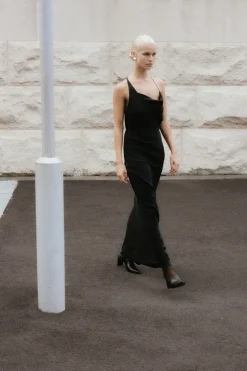 Asymm Drape Maxi Dress -|St. Agni Cheap