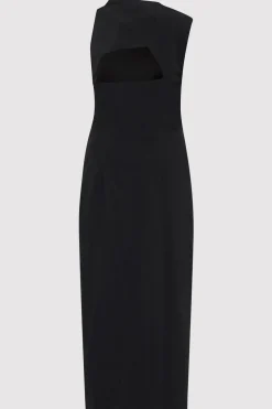 Asymm Tuck Dress - Black|St. Agni Cheap