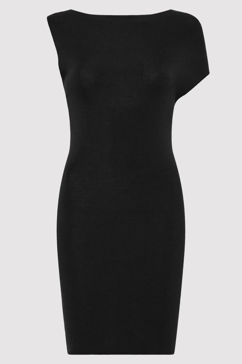 Asymmetric Knit Mini Dress -|St. Agni Outlet