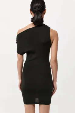 Asymmetric Knit Mini Dress -|St. Agni Store