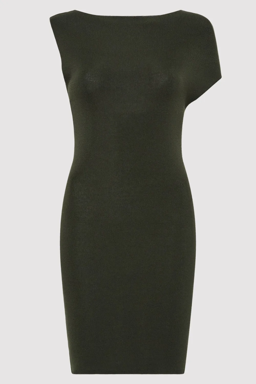 Asymmetric Knit Mini Dress -|St. Agni Store