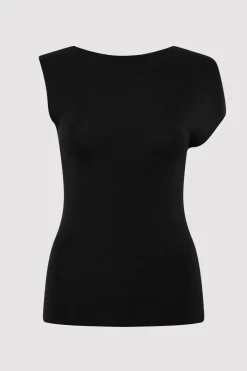 Asymmetric Knit Top -|St. Agni Flash Sale