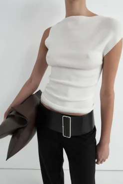Asymmetric Knit Top -|St. Agni Flash Sale