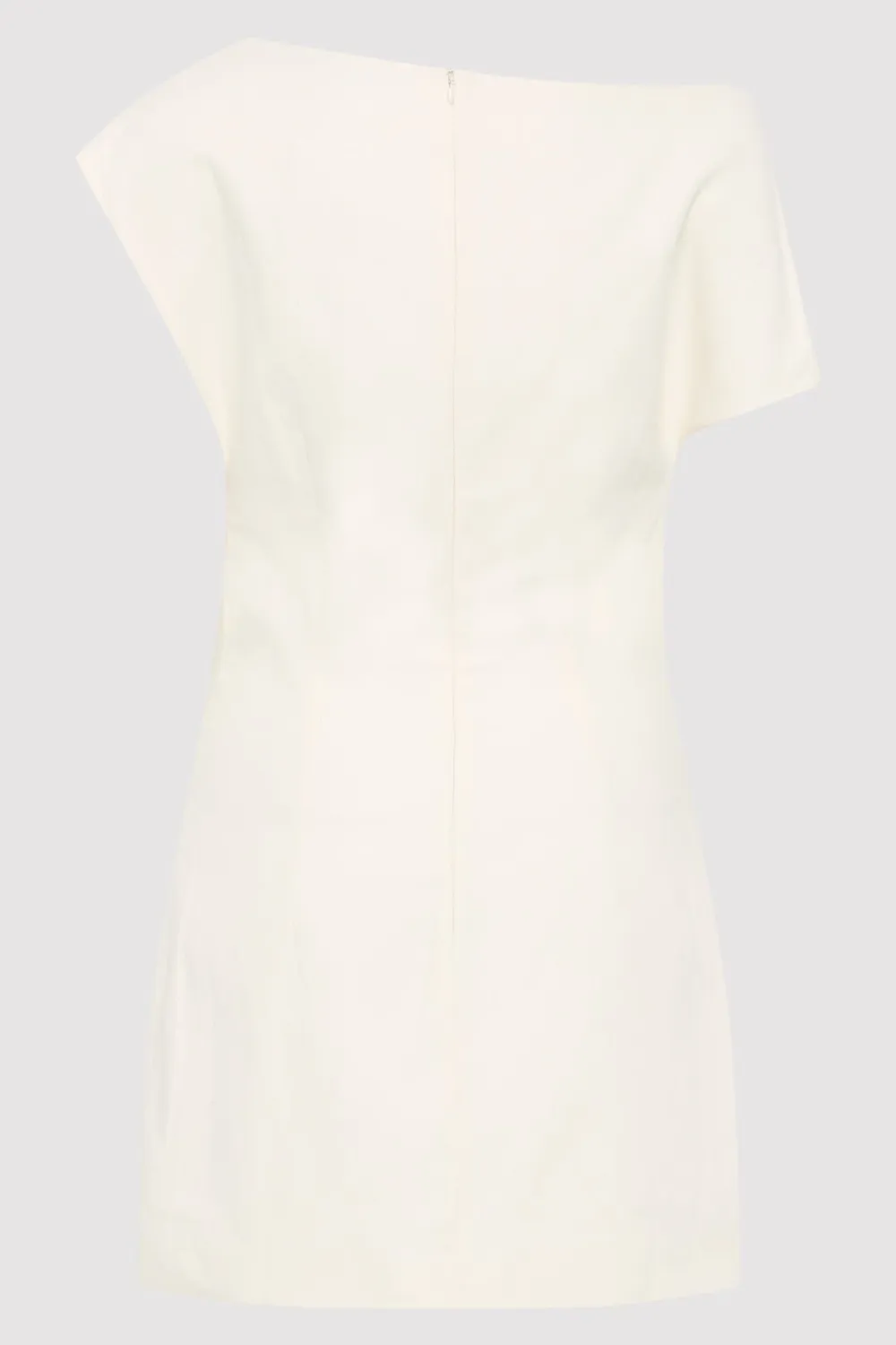 Asymmetric Mini Dress - Ivory|St. Agni Shop