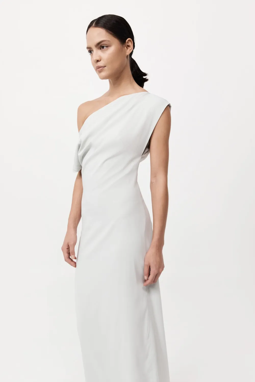 Asymmetric Off Shoulder Dress -|St. Agni Shop