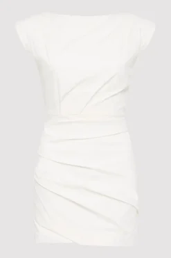 Bateau Tuck Mini Dress -|St. Agni Sale