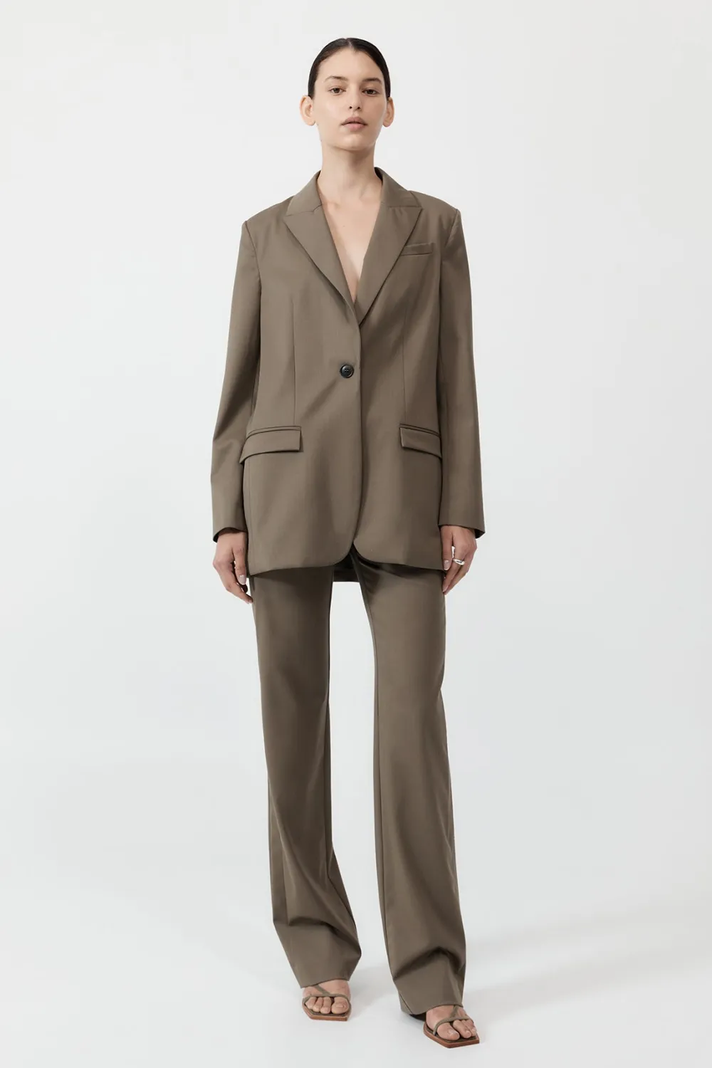 Belt Detail Blazer -|St. Agni Hot