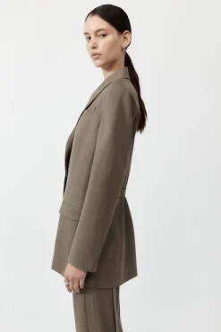Belt Detail Blazer -|St. Agni Hot