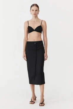 Belted Pencil Skirt -|St. Agni Sale