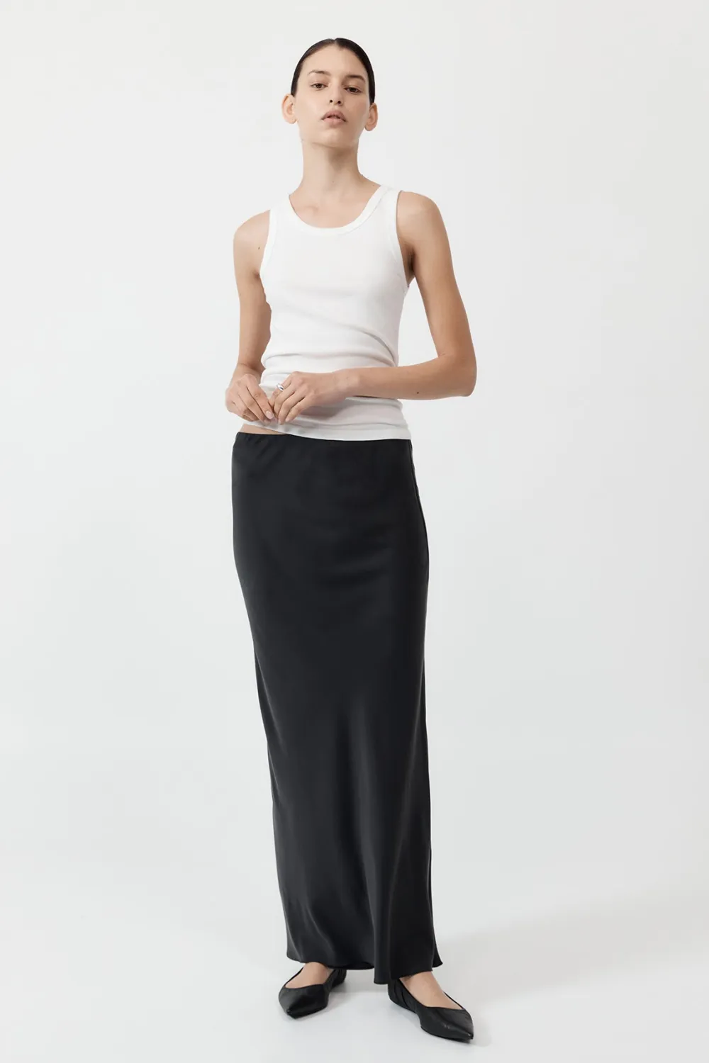 Bias Slip Skirt -|St. Agni Hot