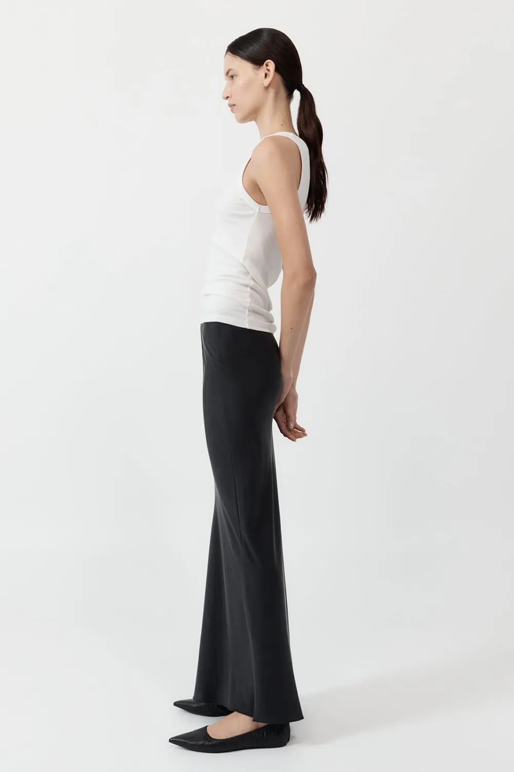 Bias Slip Skirt -|St. Agni Hot