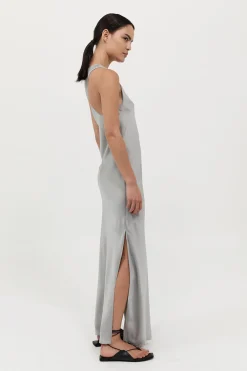 Bias Tank Dress - Silver|St. Agni Cheap