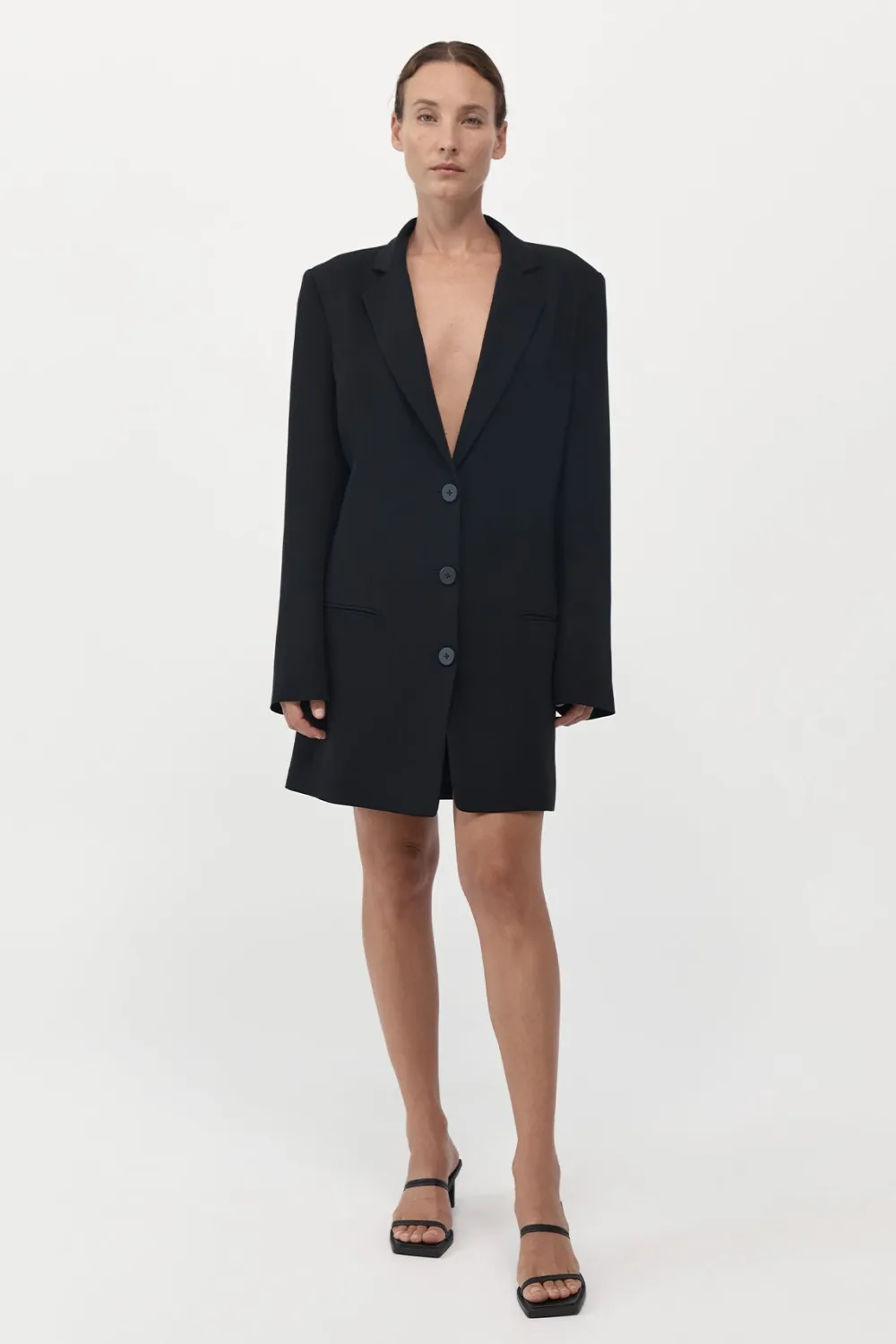 Blazer Dress - Black|St. Agni Clearance