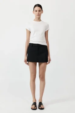 Carter Mini Skirt - Black|St. Agni Shop