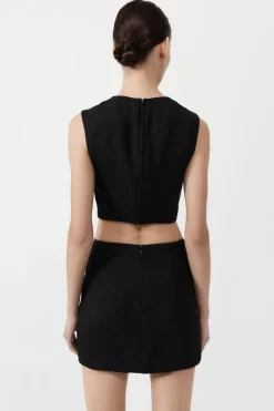 Clip Buckle Mini Dress -|St. Agni New