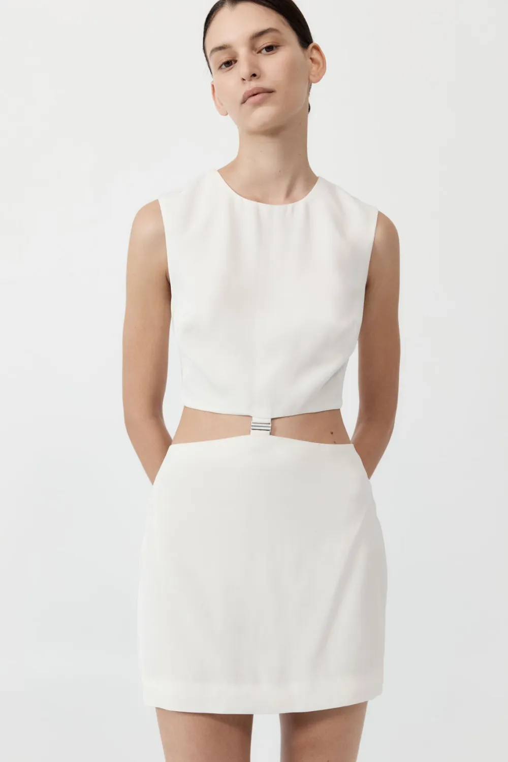 Clip Buckle Mini Dress -|St. Agni Sale