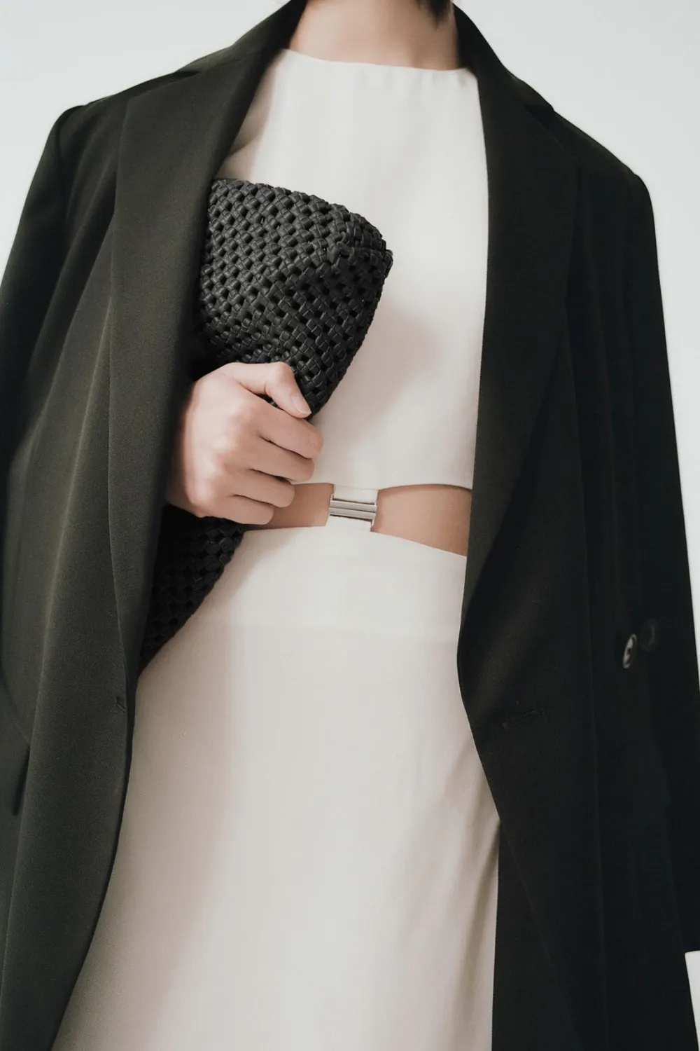 Clip Buckle Mini Dress -|St. Agni Sale