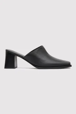 Clog Heel - Black|St. Agni Sale