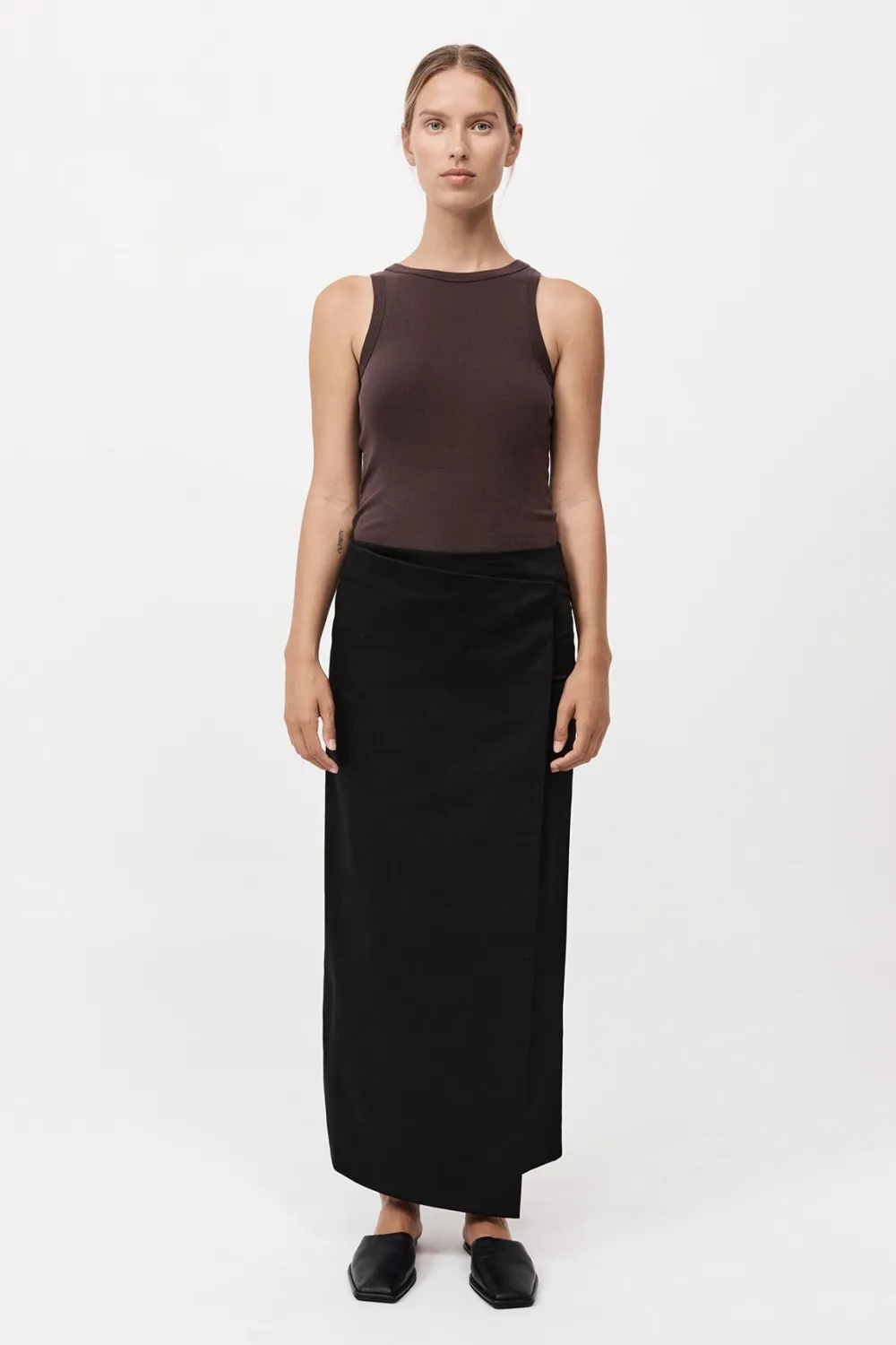 Column Wrap Skirt -|St. Agni Online