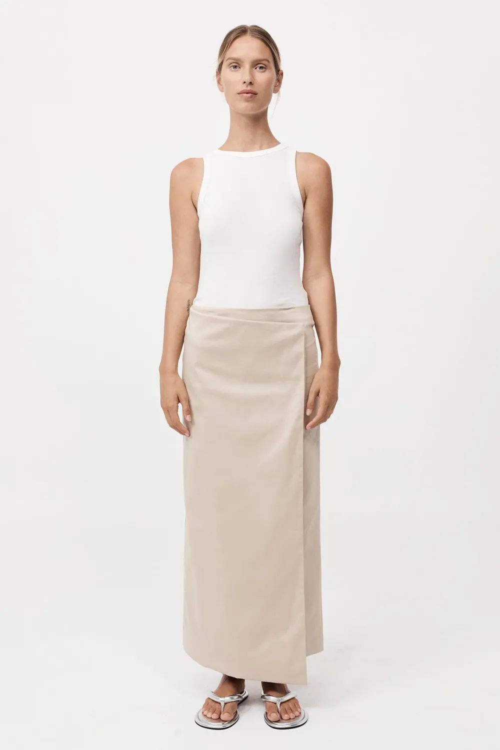 Column Wrap Skirt -|St. Agni Clearance