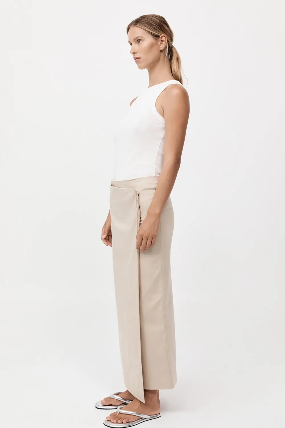 Column Wrap Skirt -|St. Agni Clearance