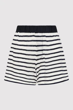 Copain Knit Shorts - Brenton Stripe|St. Agni Sale