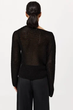 Cotton Crochet Jumper -|St. Agni Discount