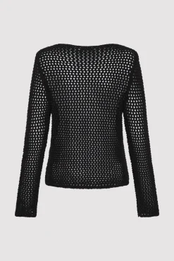 Cotton Crochet Jumper -|St. Agni Discount
