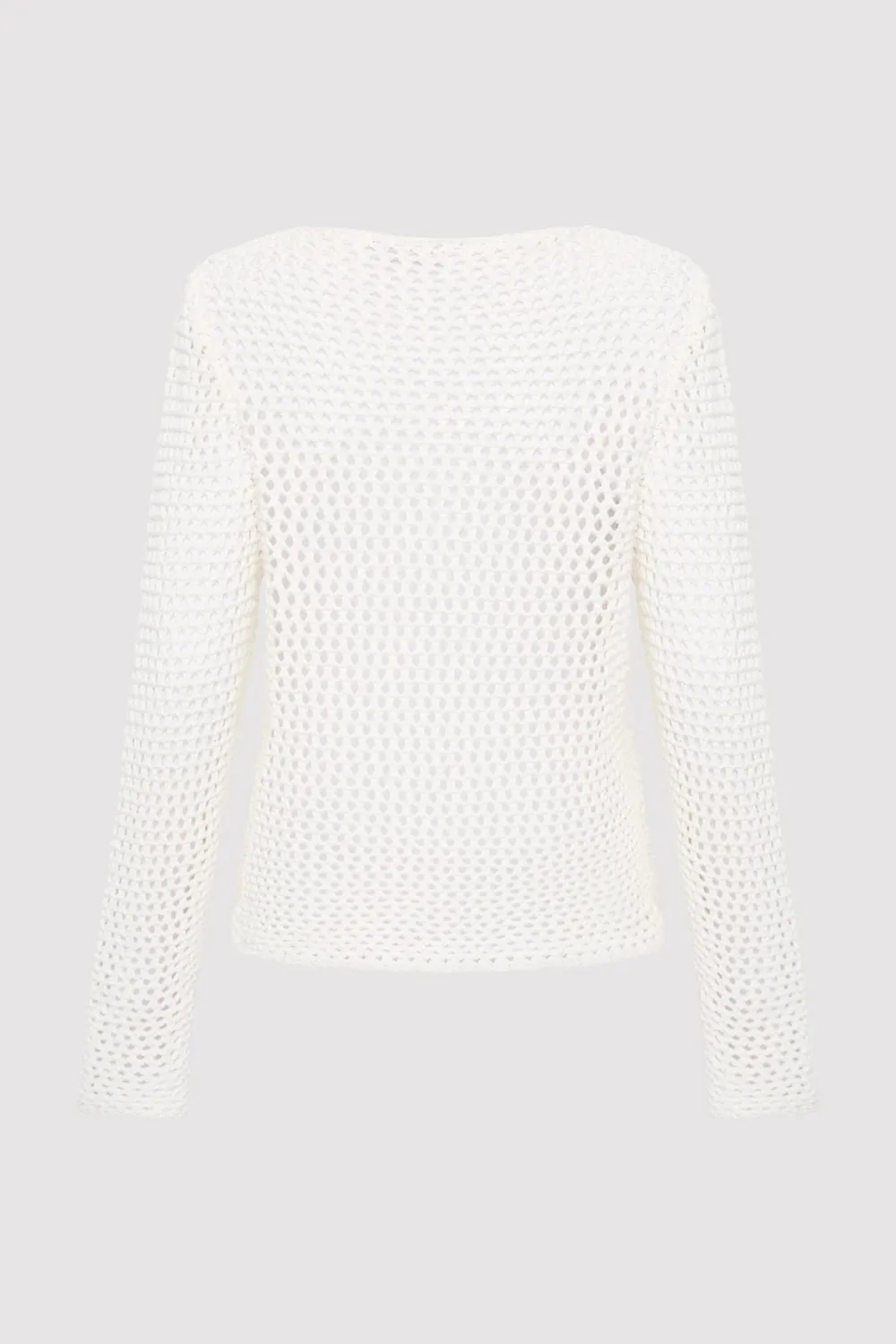 Cotton Crochet Jumper -|St. Agni Cheap