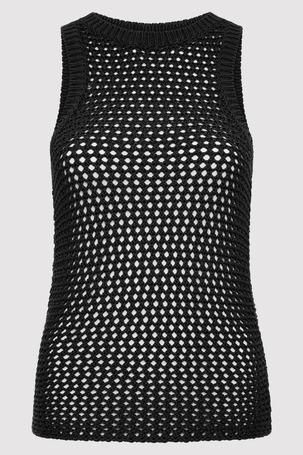 Cotton Crochet Tank -|St. Agni Sale