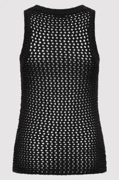 Cotton Crochet Tank -|St. Agni Sale