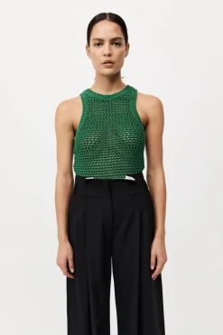 Cotton Crochet Tank -|St. Agni Shop
