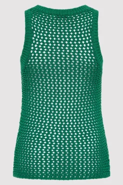 Cotton Crochet Tank -|St. Agni Shop