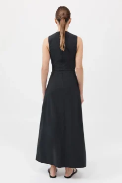 Cotton Gathered Dress -|St. Agni Best