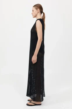 Cotton Grid Dress -|St. Agni Flash Sale