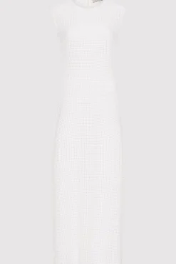 Cotton Grid Dress -|St. Agni Cheap