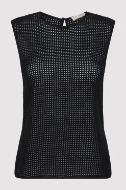 Cotton Grid Shell Top -|St. Agni Fashion