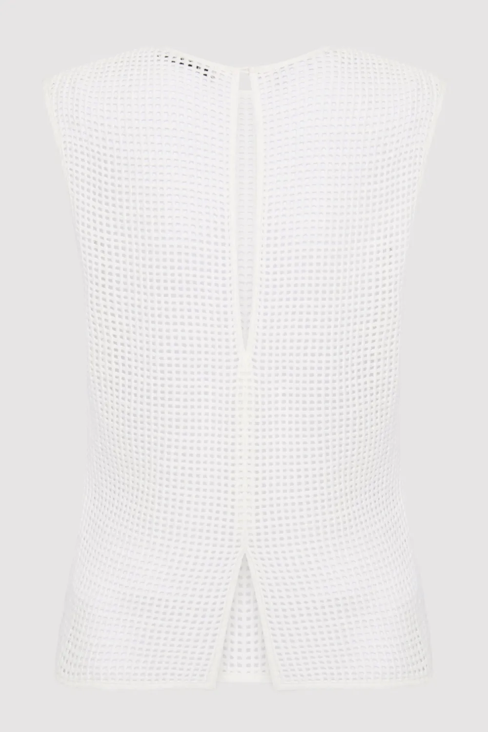 Cotton Grid Shell Top -|St. Agni Best