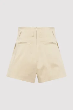 Cotton Paperbag Waist Shorts -|St. Agni Cheap