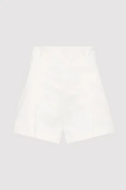 Cotton Paperbag Waist Shorts -|St. Agni Hot