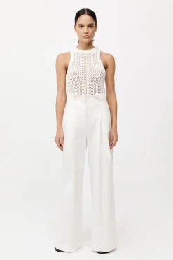 Cotton Paperbag Waist Trousers -|St. Agni Cheap