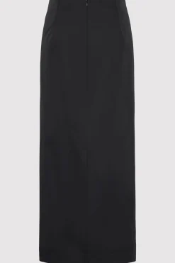 Cotton Tuck Midi Skirt -|St. Agni Cheap
