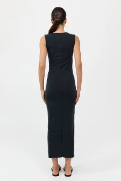 Cupro Jersey Drape Dress -|St. Agni Shop