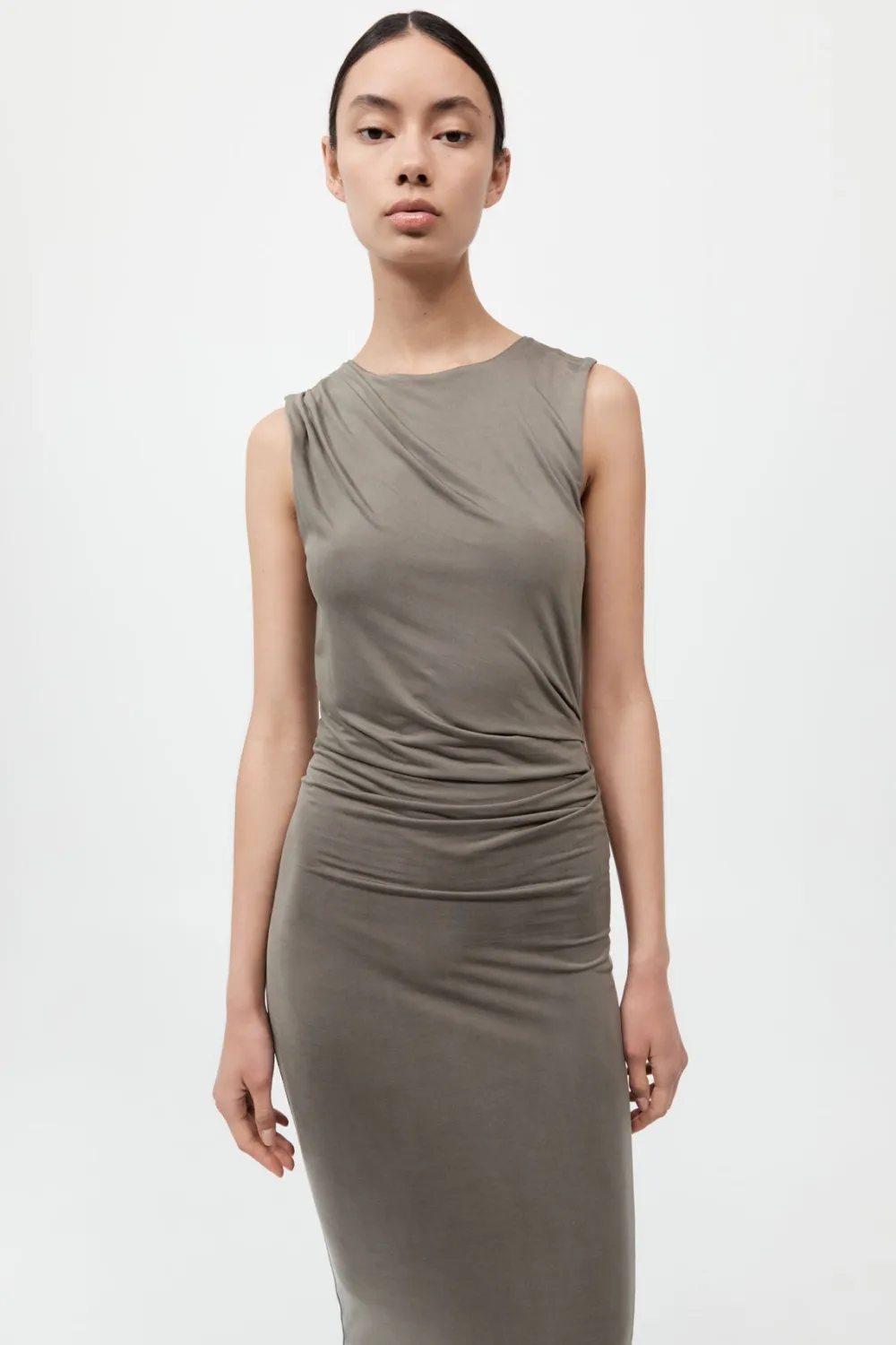 Cupro Jersey Drape Dress -|St. Agni Best
