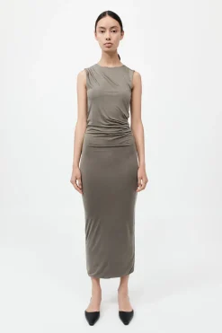 Cupro Jersey Drape Dress -|St. Agni Best