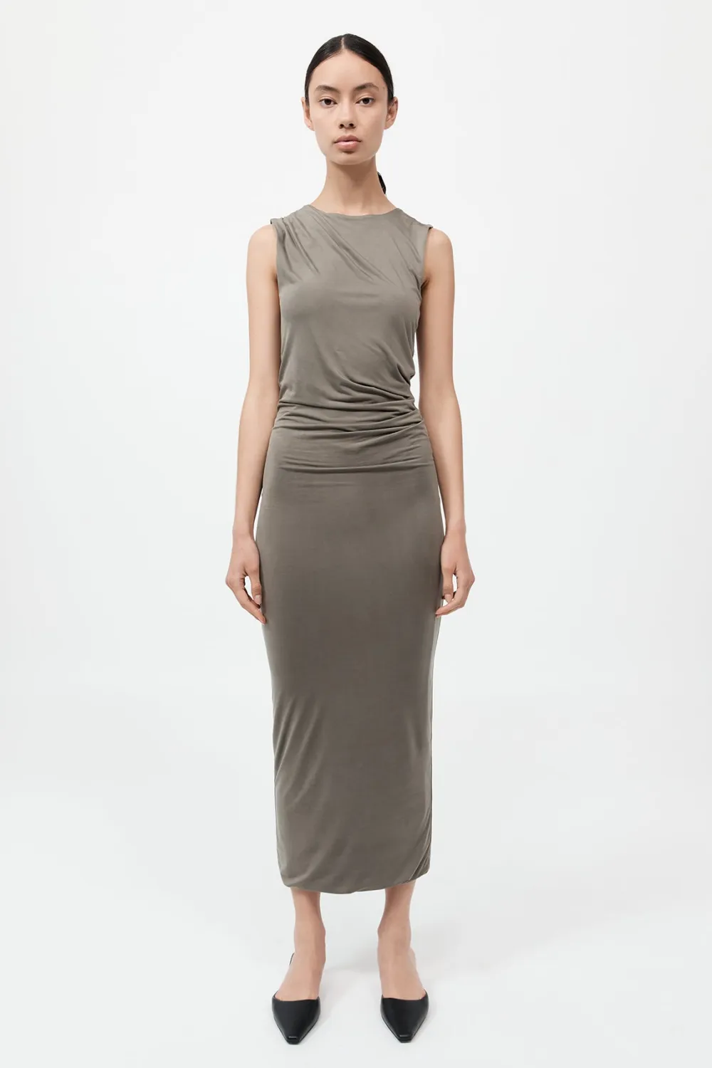 Cupro Jersey Drape Dress -|St. Agni Best