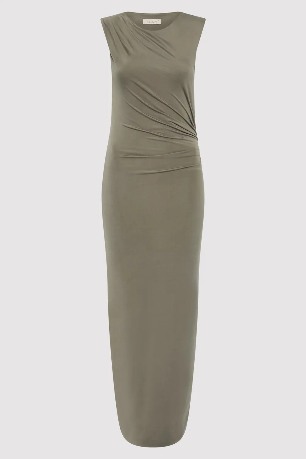 Cupro Jersey Drape Dress -|St. Agni Best