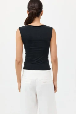 Cupro Jersey Top -|St. Agni Online